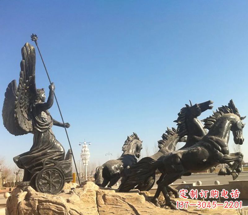 淄博阿波罗铜雕景观装饰