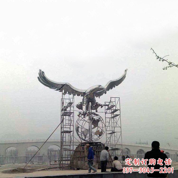 淄博老鹰不锈钢雕塑