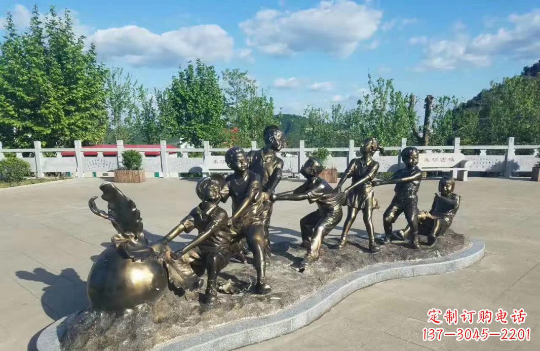 淄博萝卜精灵铜雕——精致的家居装饰