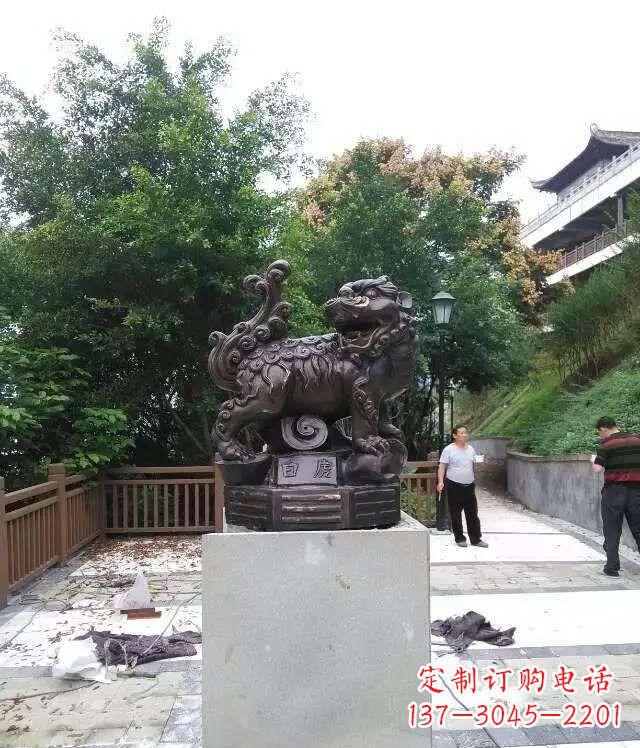 淄博白虎神兽雕塑