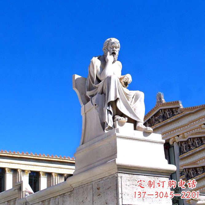 淄博柏拉图大理石景观雕塑——完美融合现代城市文化与古典艺术