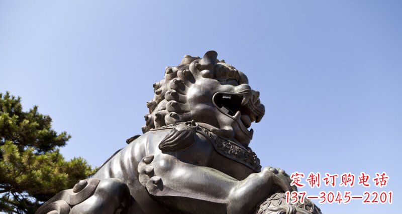 淄博新精美铜质狮子雕塑