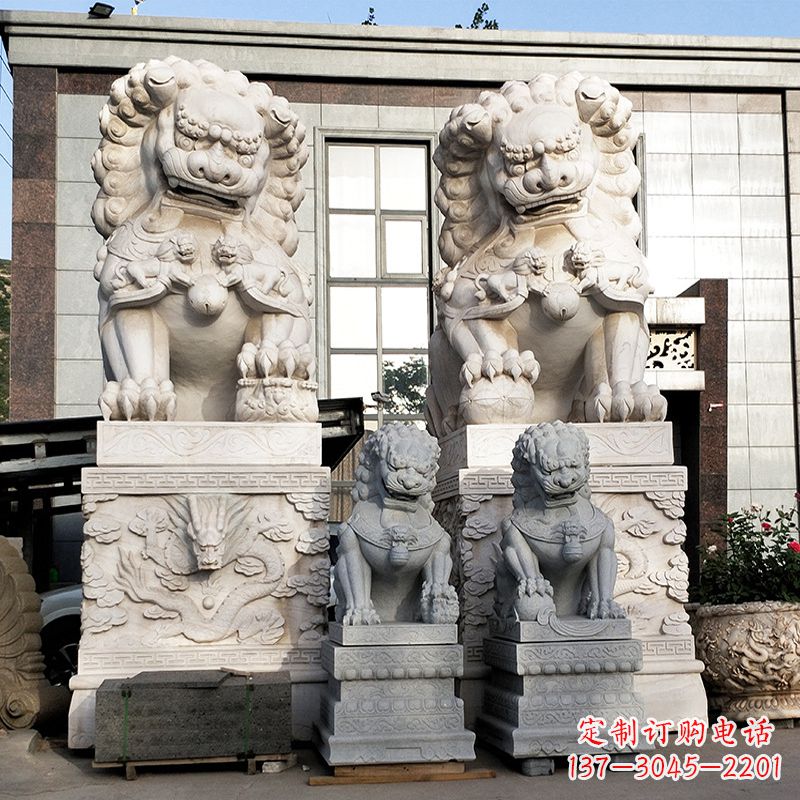 淄博石狮子雕塑——守护家园的看门神