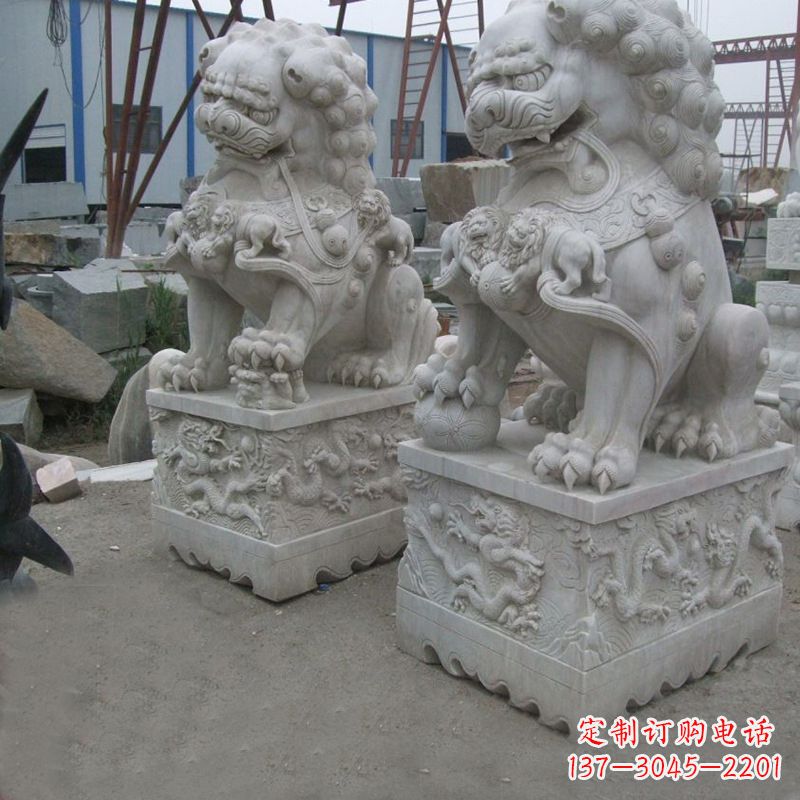 淄博新狮子雕塑，传承北京青铜文化