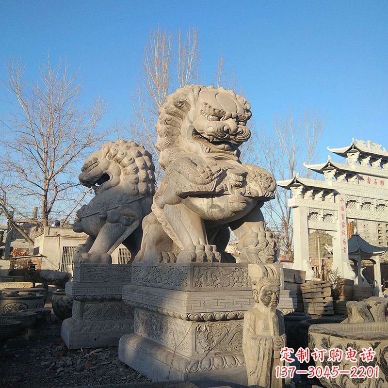 淄博新室内装饰狮子雕塑