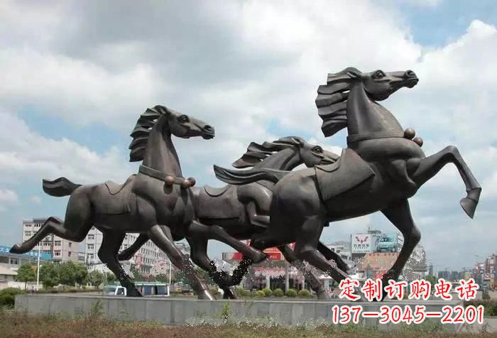 淄博流动的马雕塑——给你的家居添彩