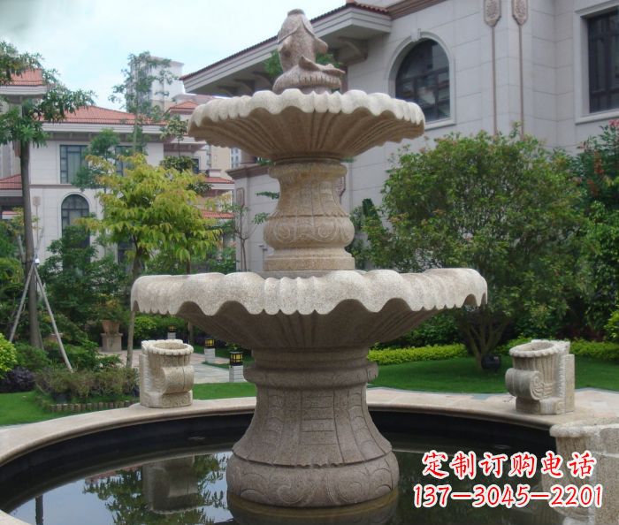 淄博别墅景观欧式喷泉石雕 (3)
