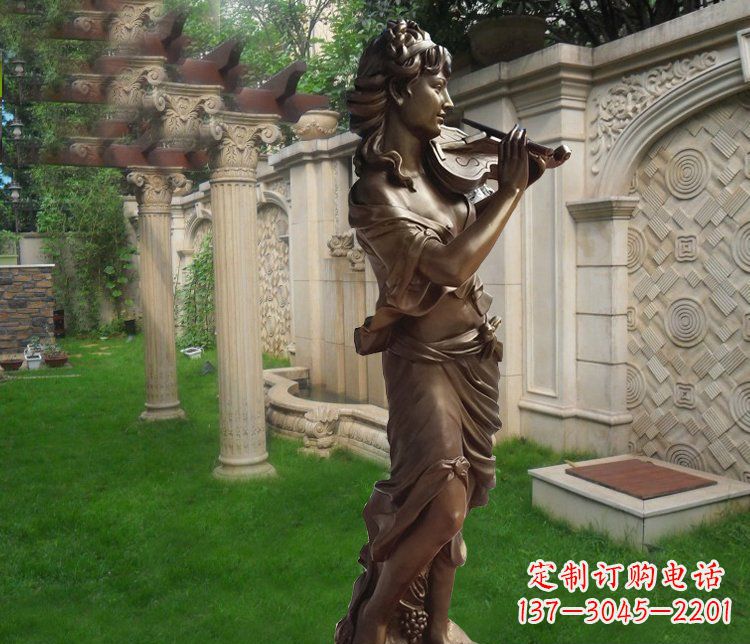 淄博玻璃钢女人雕塑