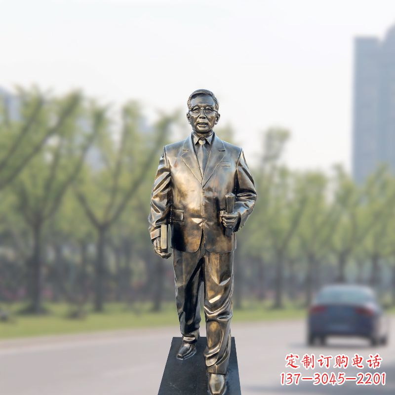 淄博华罗庚雕塑传承与现代化