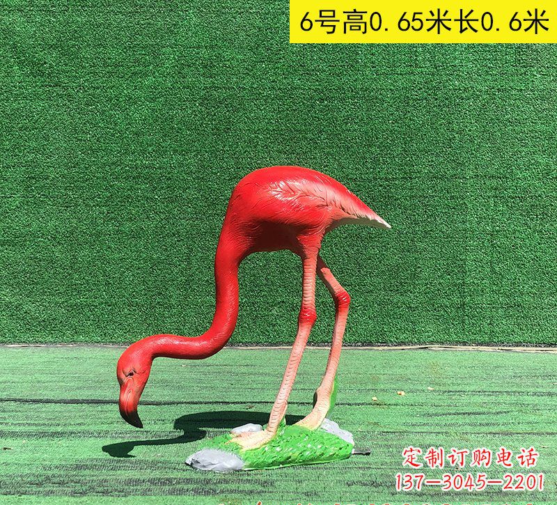 淄博精美玻璃钢火烈鸟雕塑