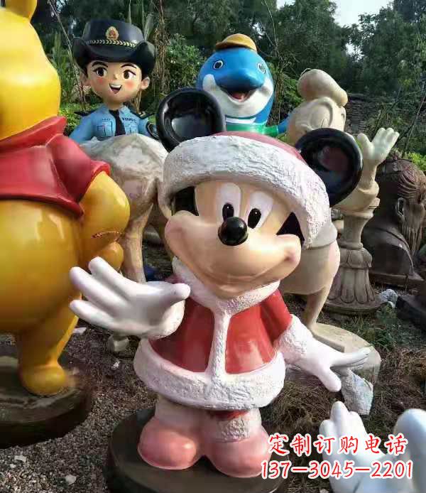淄博玻璃钢制米老鼠雕塑