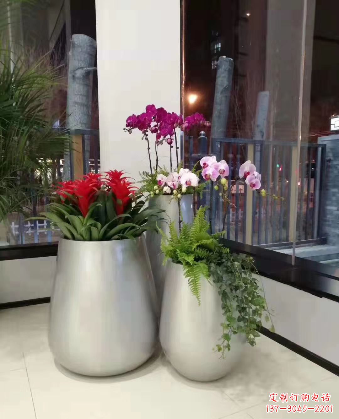 淄博玻璃钢花盆雕塑艺术之美