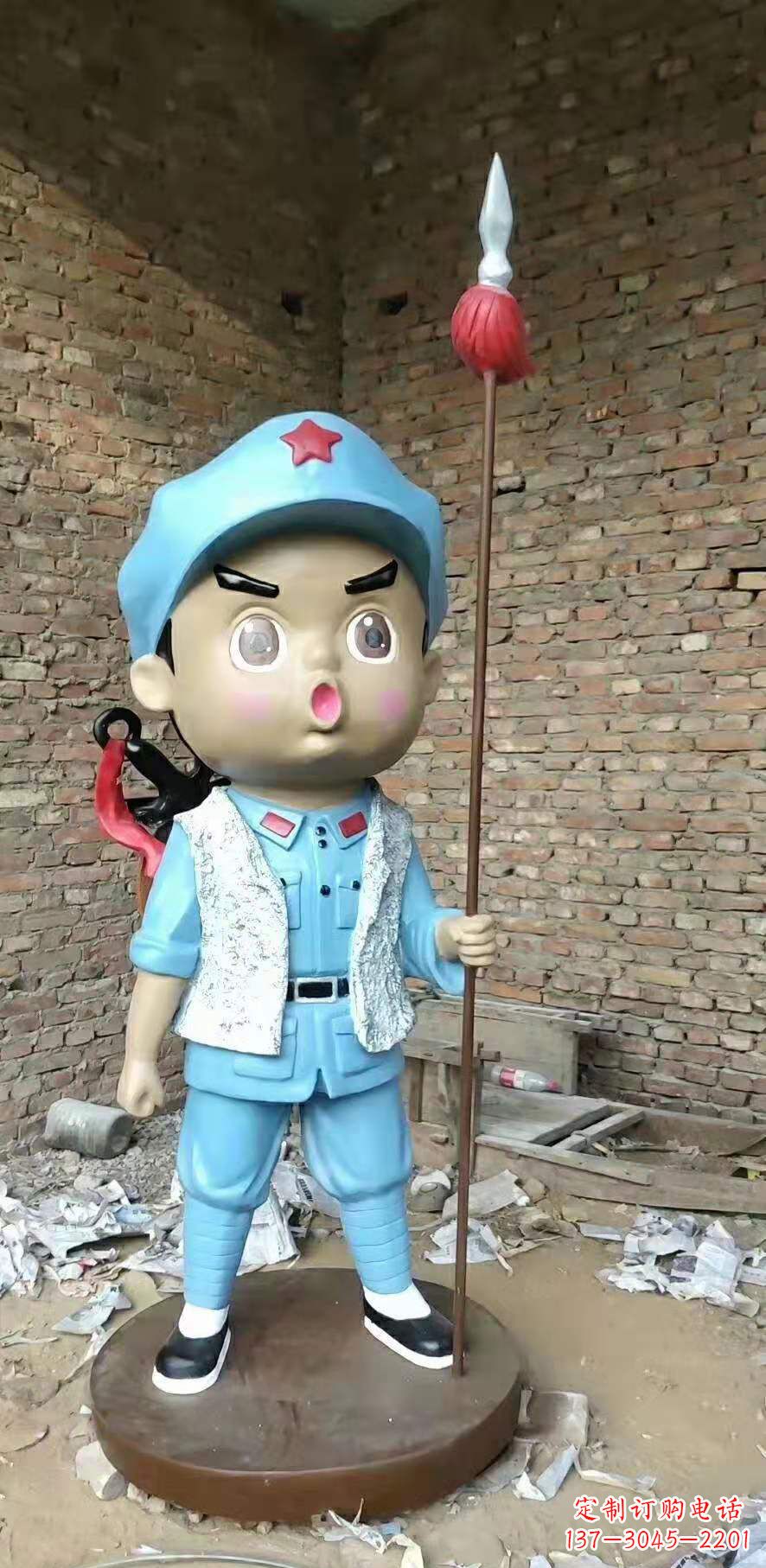 淄博红军雕塑弘扬伟大革命精神