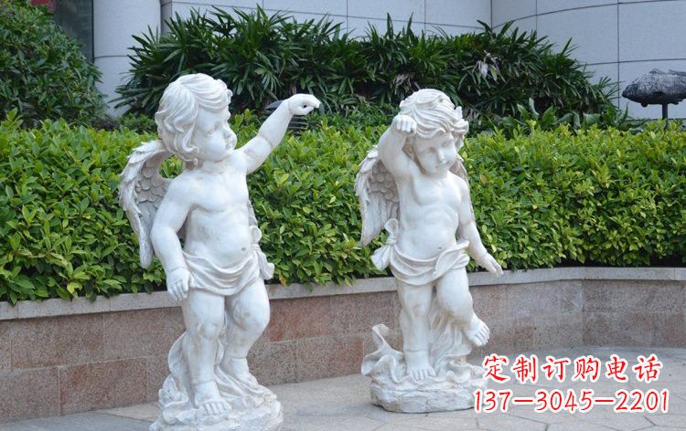 淄博玻璃钢天使雕塑精美绝伦