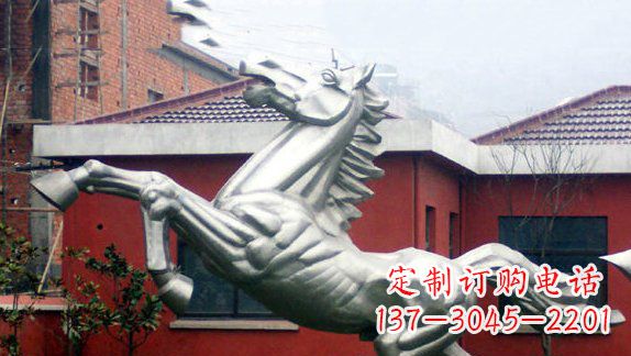淄博不锈钢奔马雕塑展现力量与美感