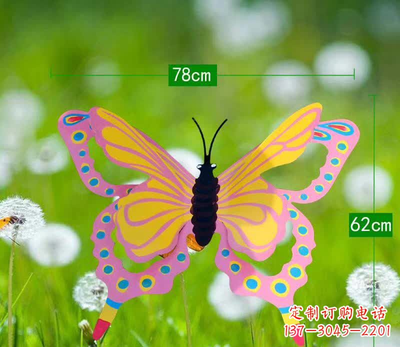 淄博不锈钢蝴蝶雕塑美观耐用的艺术品