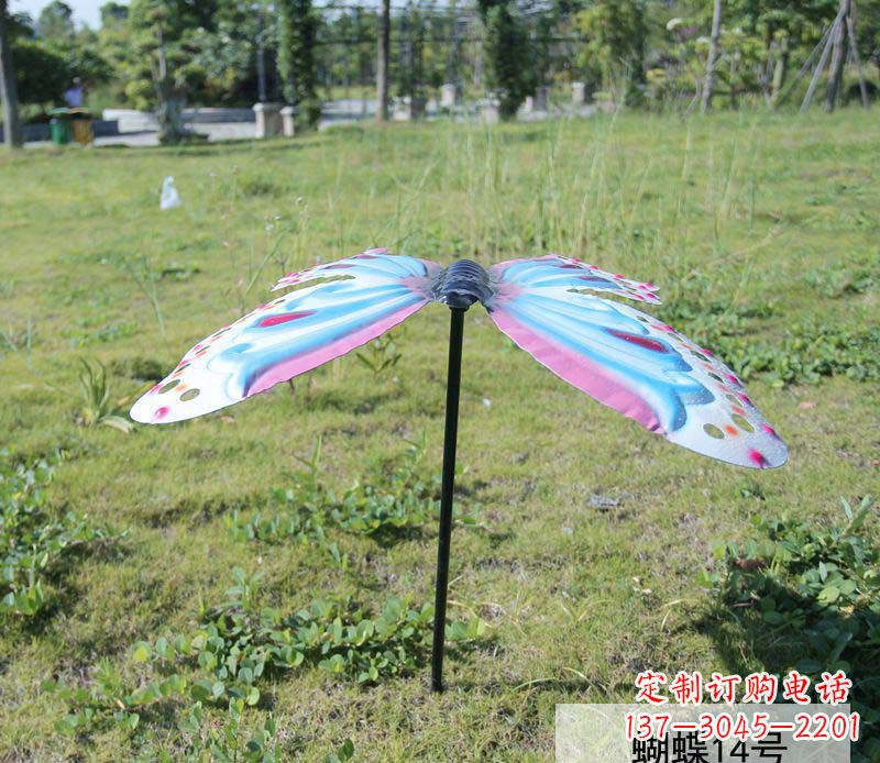 淄博不锈钢彩色蝴蝶雕塑艺术之美