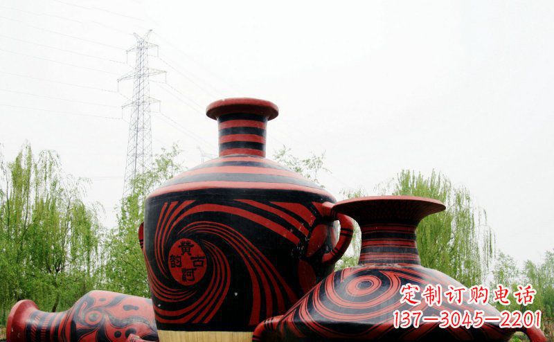 淄博不锈钢彩色花盆雕塑让空间更加精致