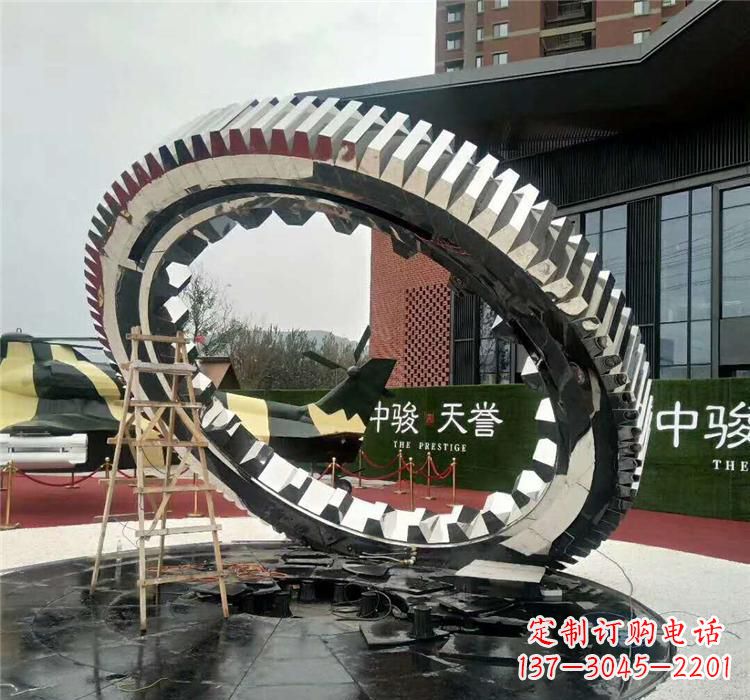 淄博不锈钢齿轮雕塑