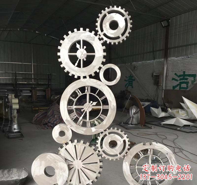 淄博齿轮雕塑精致细腻的艺术品