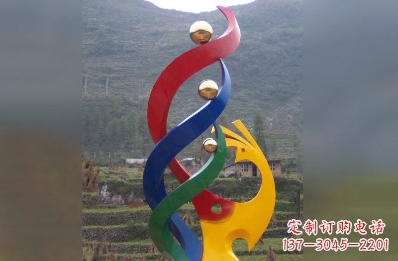 淄博不锈钢凤凰雕塑象征着精致的美