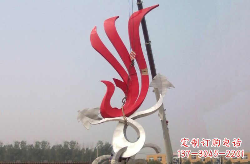 淄博不锈钢凤凰雕塑安装介绍