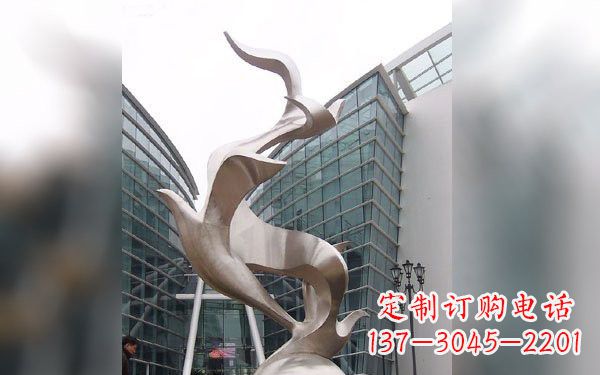 淄博不锈钢鸽子雕塑