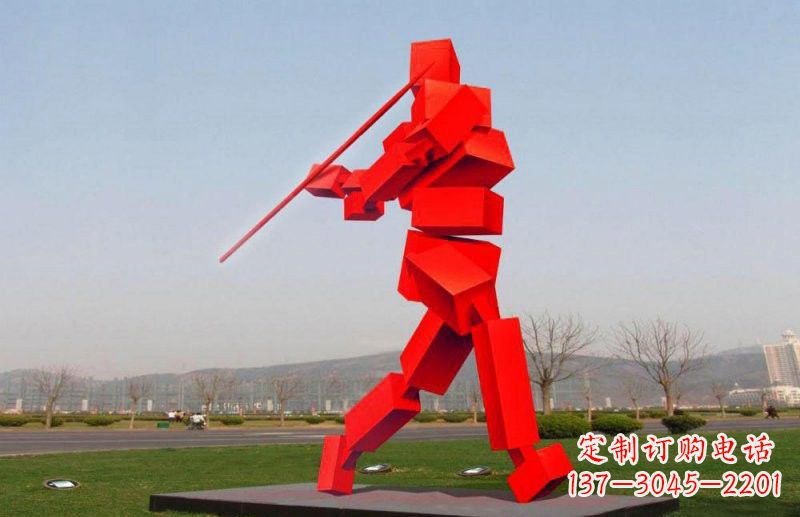淄博不锈钢标枪雕塑