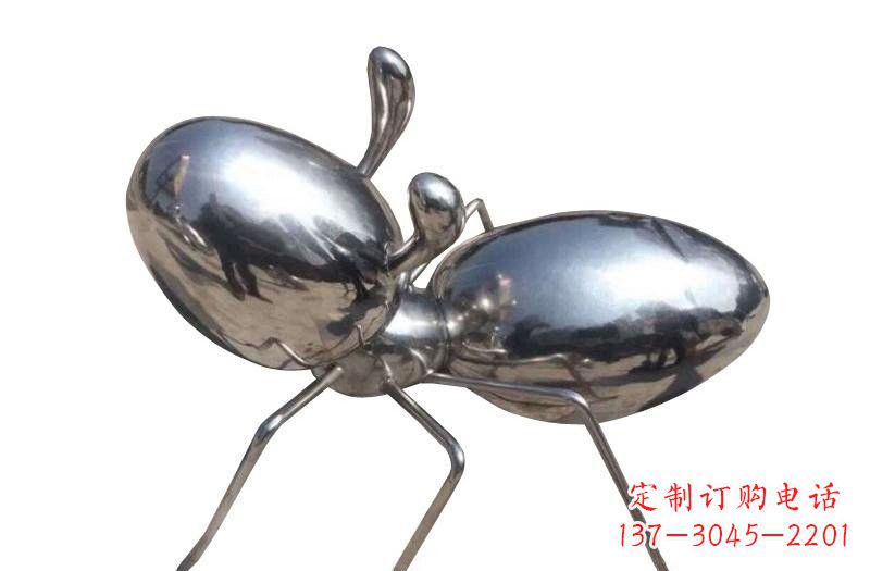 淄博不锈钢抽象蚂蚁雕塑
