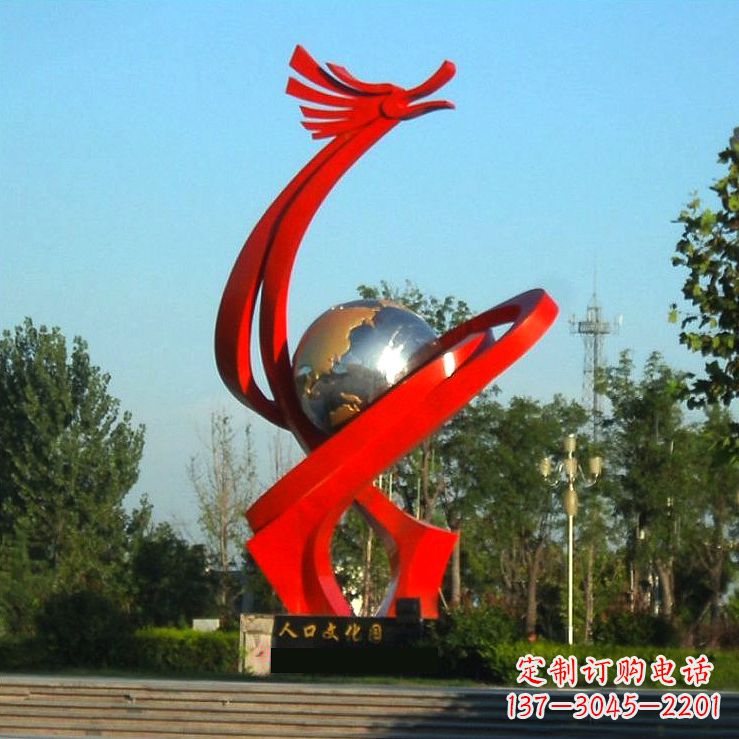 淄博不锈钢创意龙形景观雕塑——点缀城市园林公园广场
