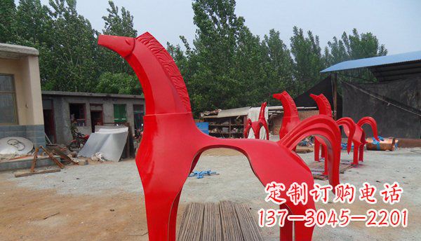 淄博不锈钢马雕塑精致而经久