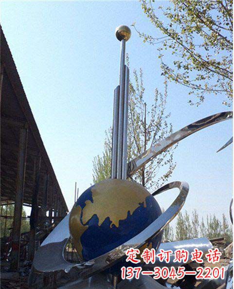 淄博精致的不锈钢地球雕塑