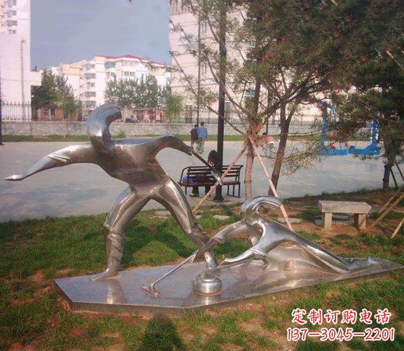 淄博不锈钢创意冰壶雕塑大赛