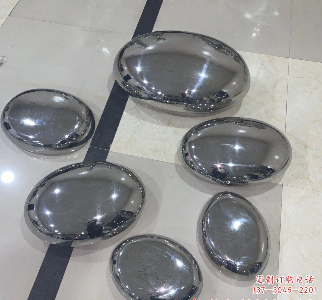 淄博不锈钢鹅卵石雕塑精美的艺术瑰宝