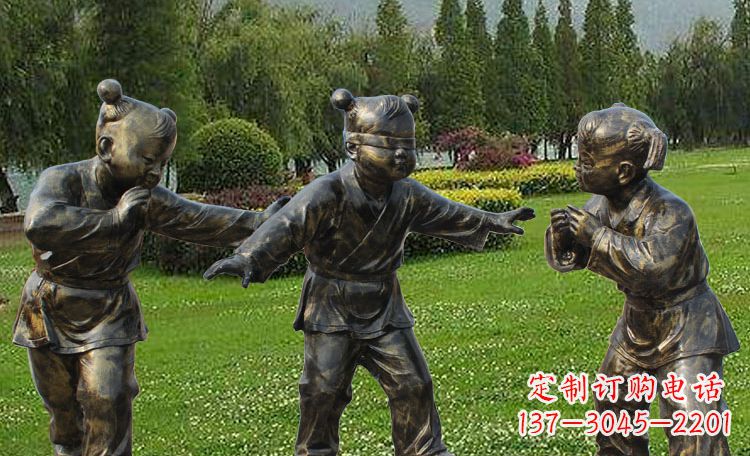 淄博儿童的心灵世界——不锈钢儿童雕塑