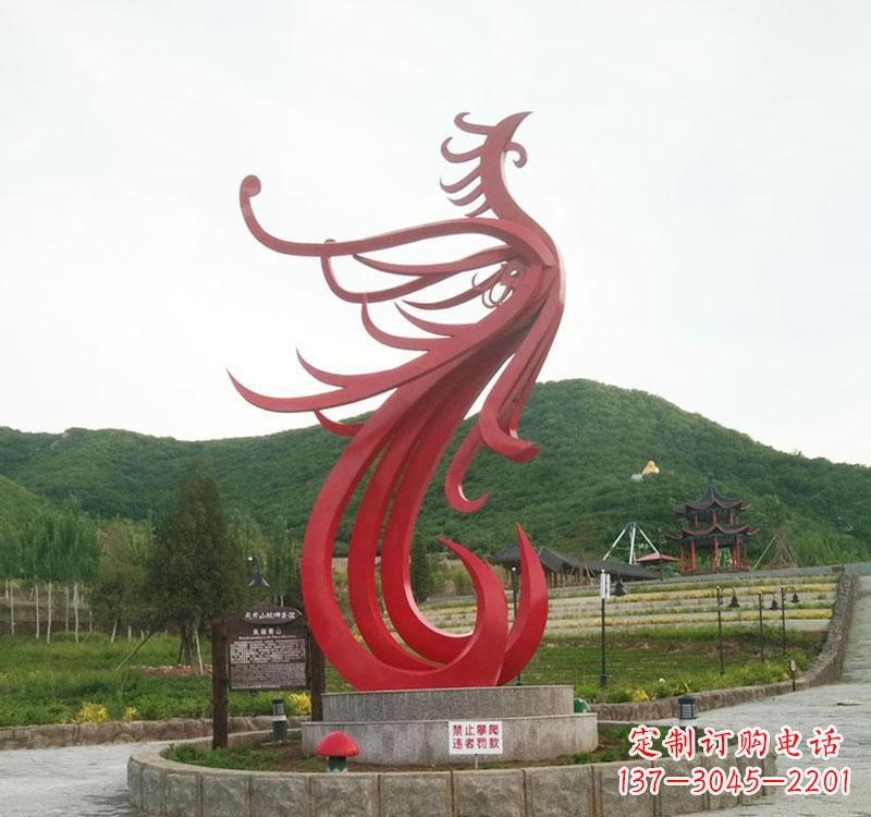 淄博不锈钢凤凰展现古老文明的传承