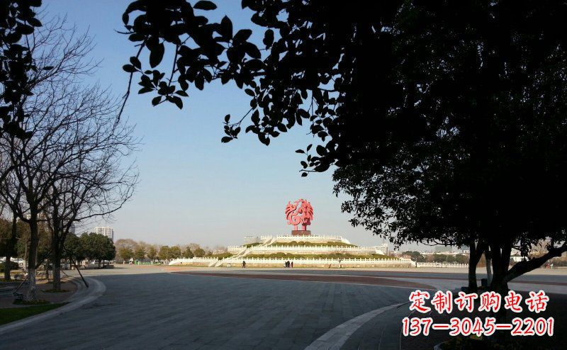 淄博不锈钢凤凰雕塑——展现传统文化之美