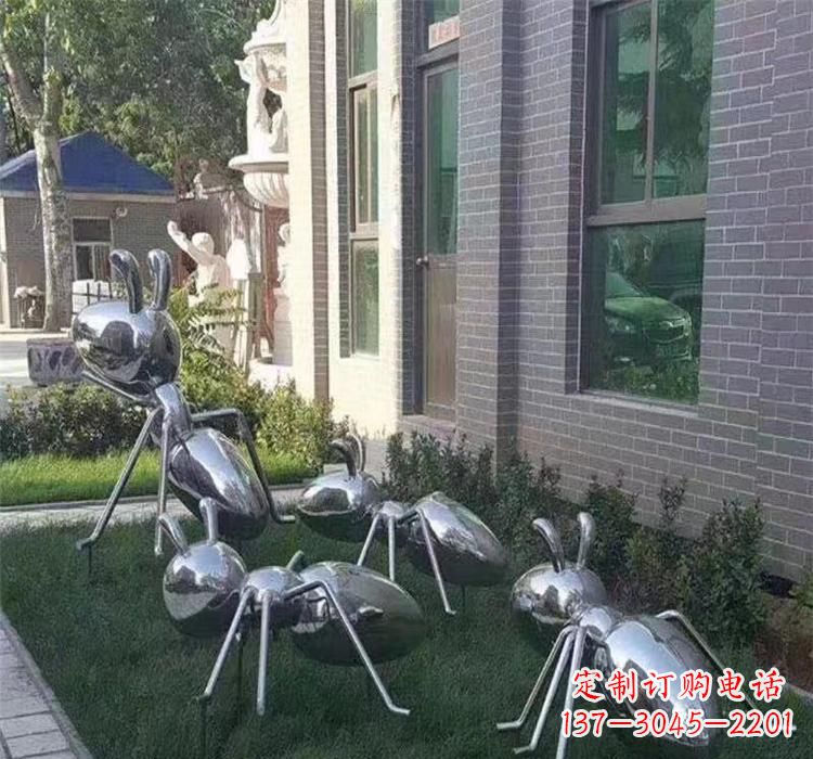 淄博不锈钢蚂蚁雕塑—精致细腻的艺术品