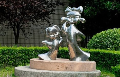 淄博不锈钢古代儿童雕塑让每个孩子都有一个家