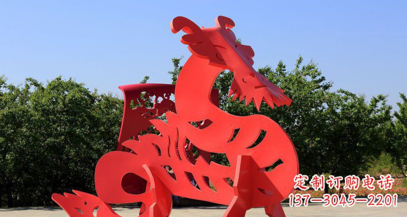 淄博不锈钢貔貅雕塑为广场增添美感