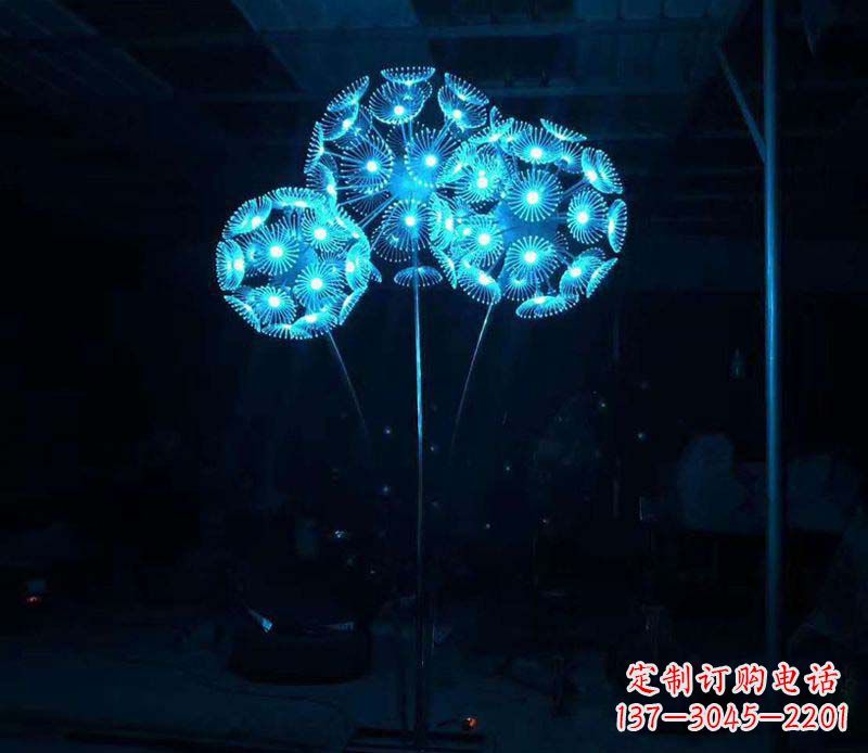 淄博不锈钢蒲公英雕塑——象征着美丽的自由
