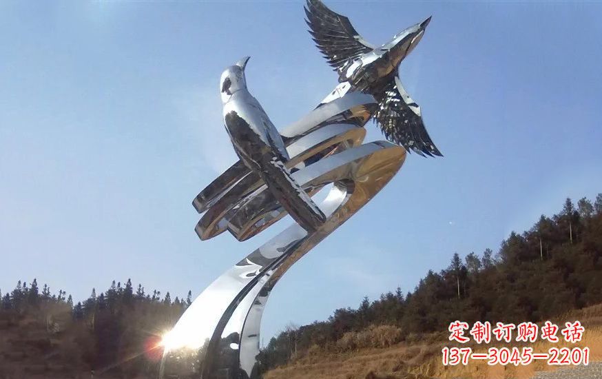淄博不锈钢动物雕塑——美化城市环境