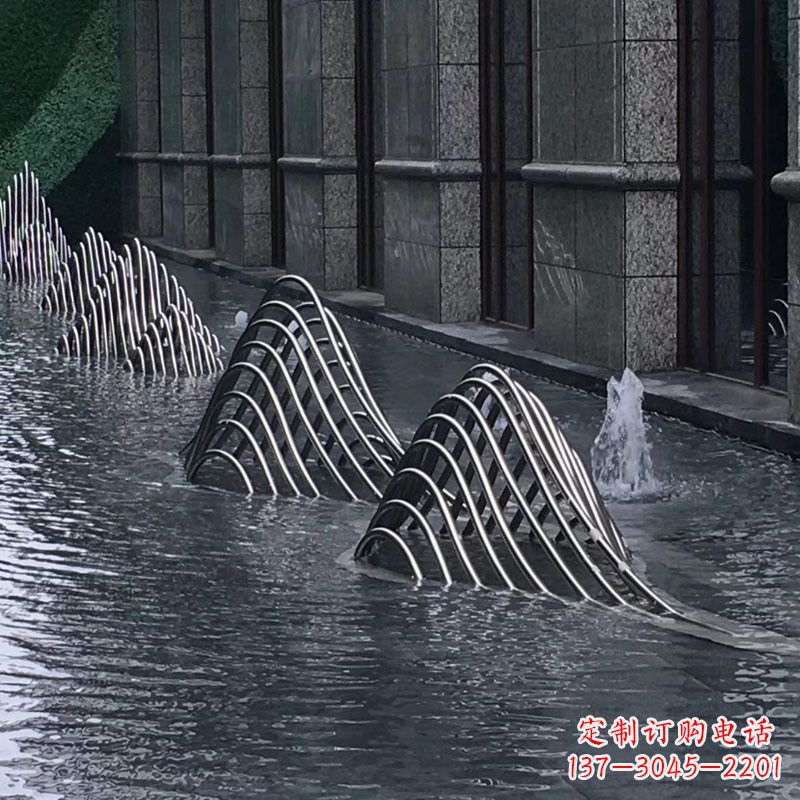淄博不锈钢假山雕塑精美外形,百变造型