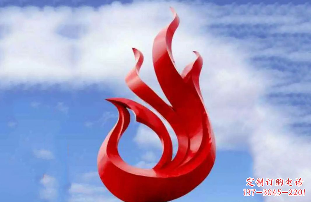 淄博凤凰雕塑不锈钢金之美