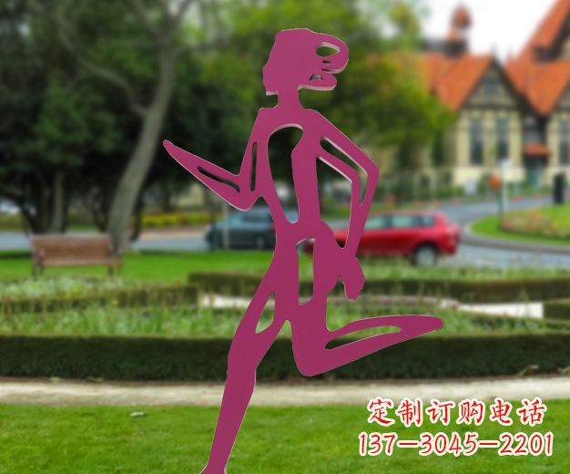 淄博精美不锈钢女人雕塑