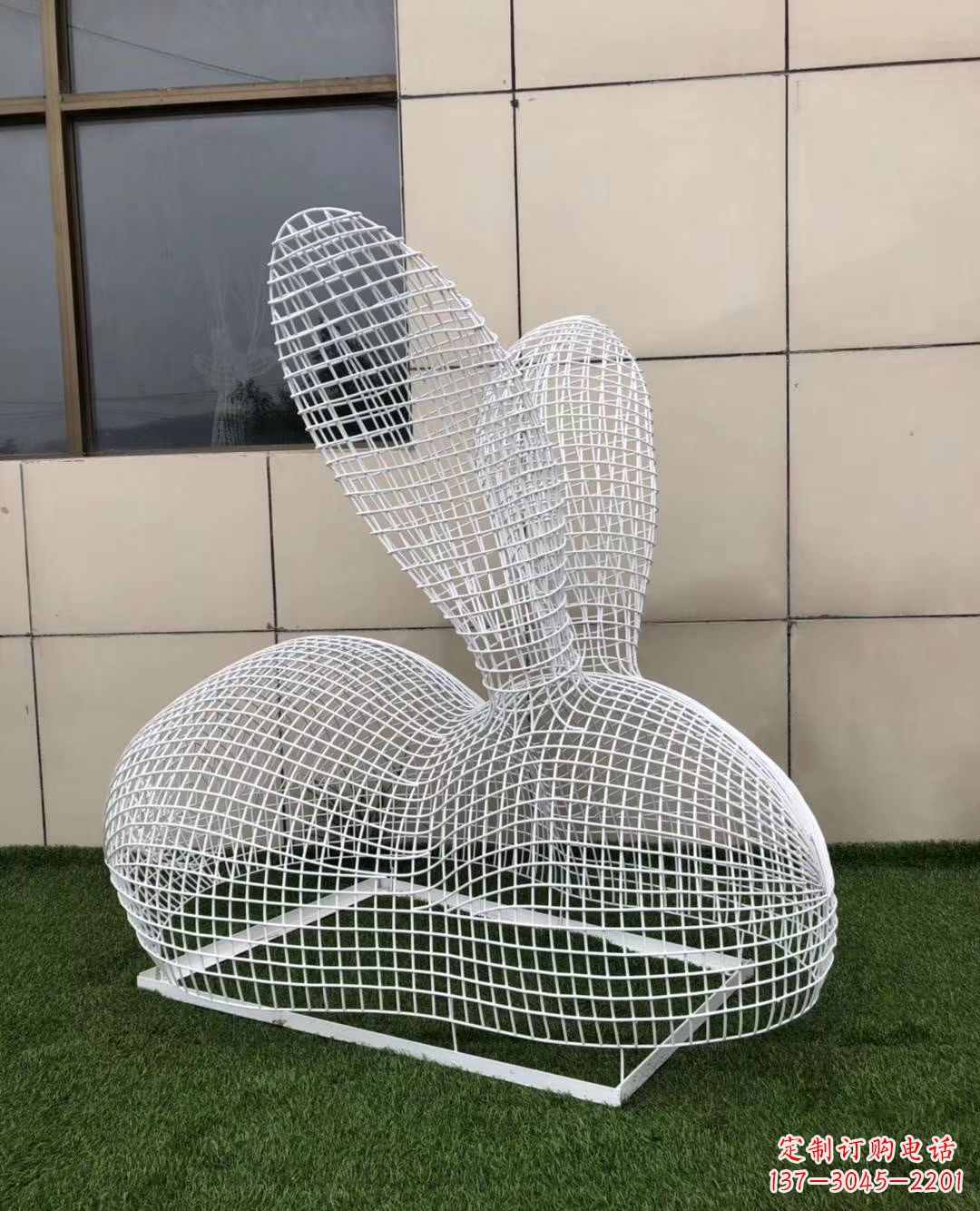 淄博不锈钢镂空动物雕塑精致美观的艺术品