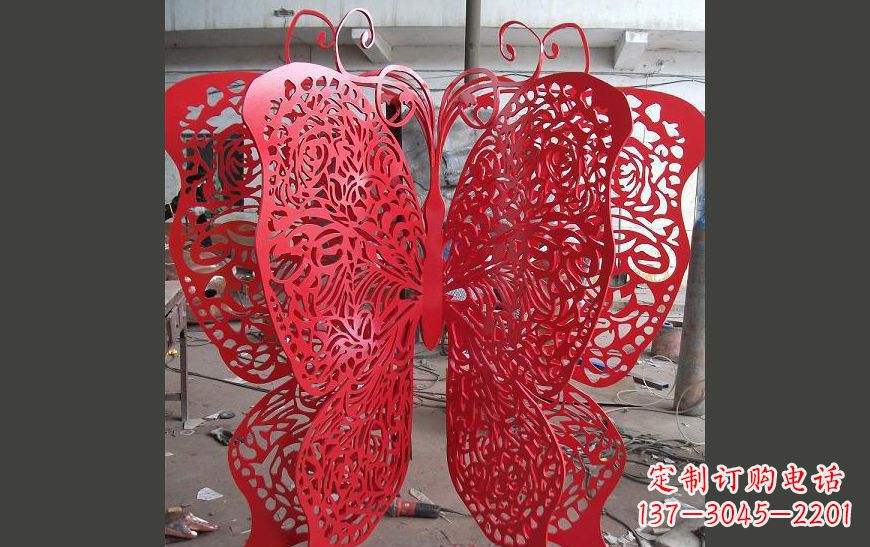 淄博不锈钢蝴蝶公园景观雕塑