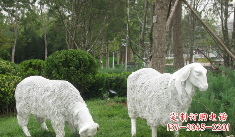 淄博不锈钢绵羊雕塑——精致美观的艺术品
