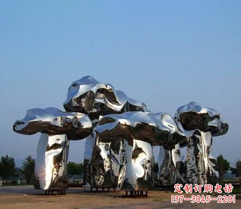 淄博不锈钢蘑菇雕塑——一次惊艳的艺术之旅