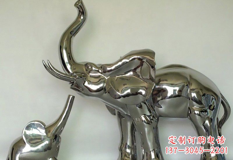 淄博不锈钢大象雕塑